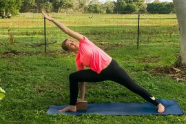 Jada sideangle yoga pose