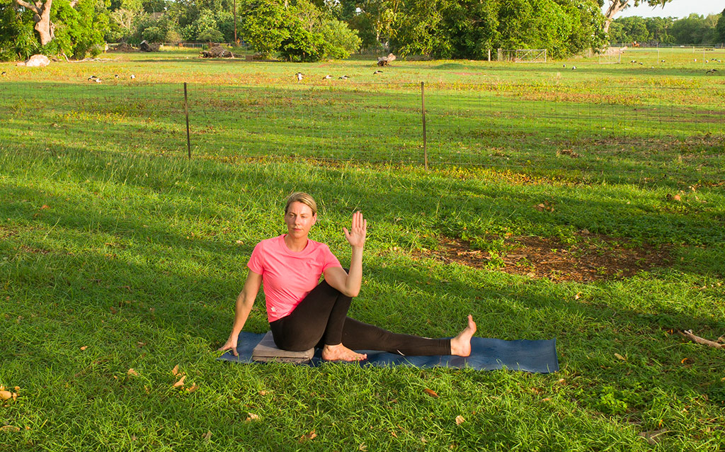 Marcy Yoga Pose