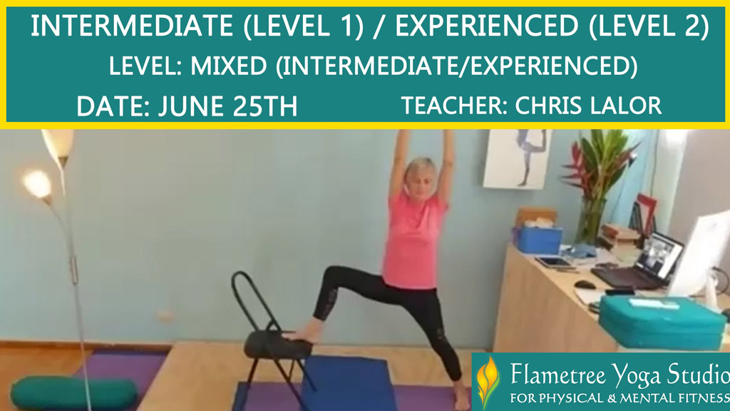 Intermediate (Level 1) - Experienced (Level 2) - Chris Lalor - 0830 am Jun 25