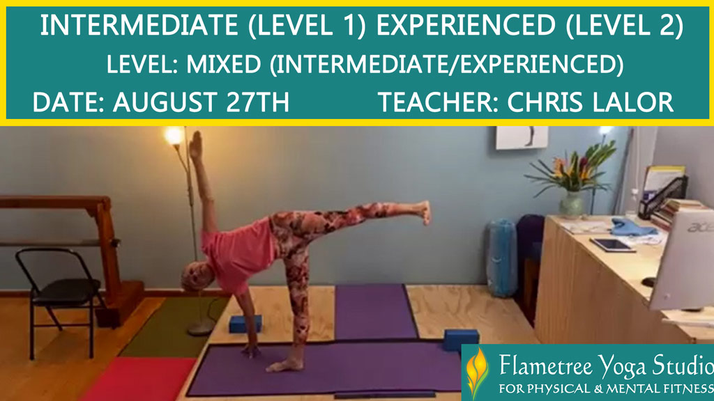 Intermediate (Level 1) / Experienced (Level 2) - Chris Lalor - 05:45pm Aug 27