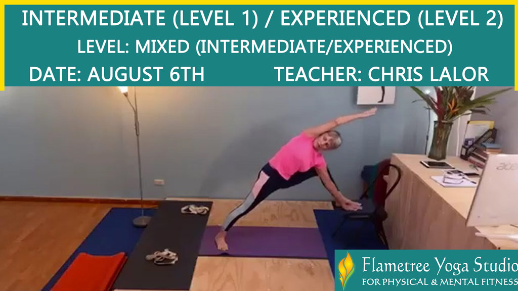 Intermediate (Level 1) / Experienced (Level 2) - Chris Lalor - 08:30am Aug 06