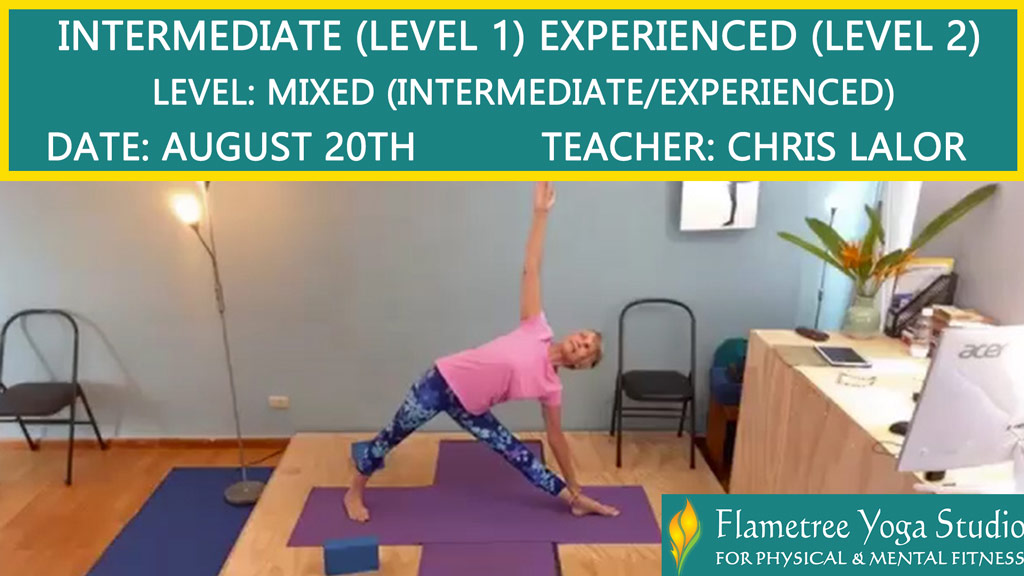 Intermediate (Level 1) / Experienced (Level 2)- Chris Lalor - 08:30am Aug 20