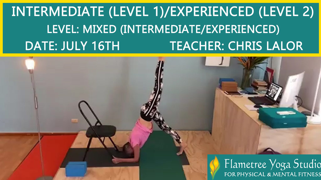 Intermediate (Level 1) / Experienced (Level 2) - Chris Lalor - 08:30am Jul 16