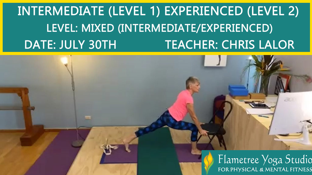 Intermediate (Level 1) / Experienced (Level 2) - Chris Lalor - 08:30am Jul 30