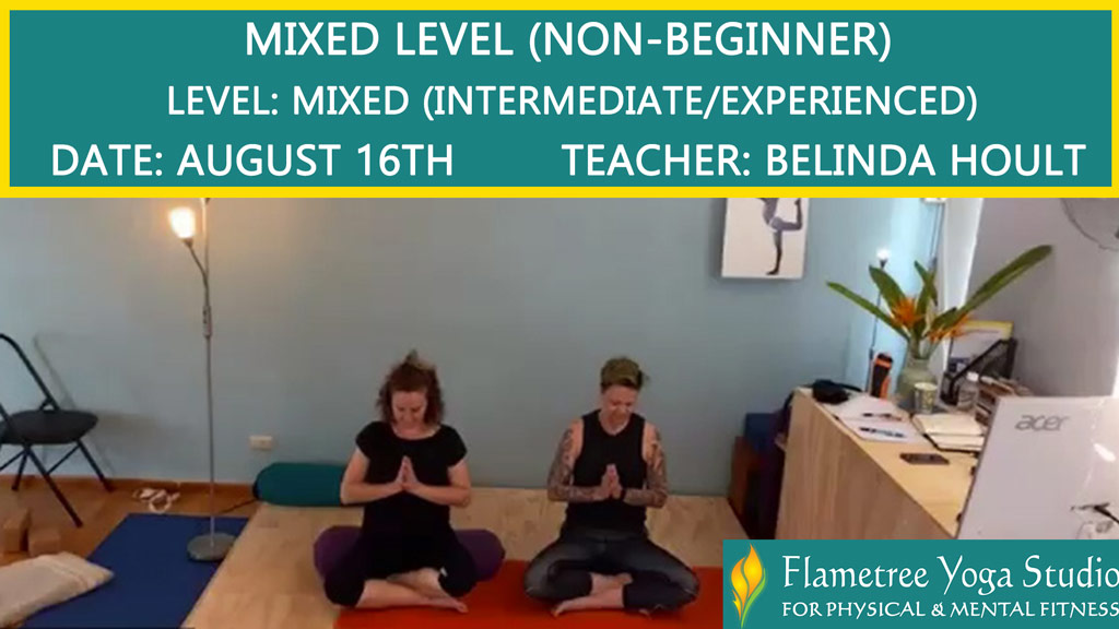 Mixed Level (Non-Beginner) - Belinda Hoult - 09:30am Aug 16