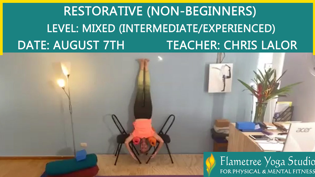 Restorative (Non-Beginners) - Chris Lalor - 05:30pm Aug 07