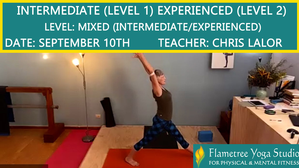 Intermediate (Level 1) / Experienced (Level 2) - Chris Lalor - 05:45pm Sep 10