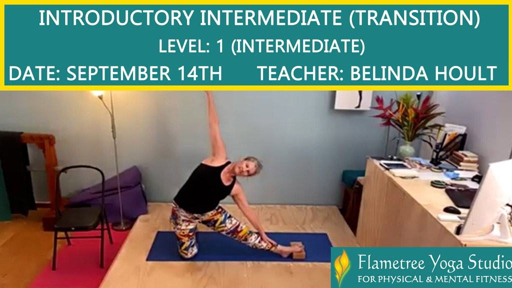 Introductory (Transition) / Intermediate (Level 1) - Belinda Hoult - 05:30pm Sep 14