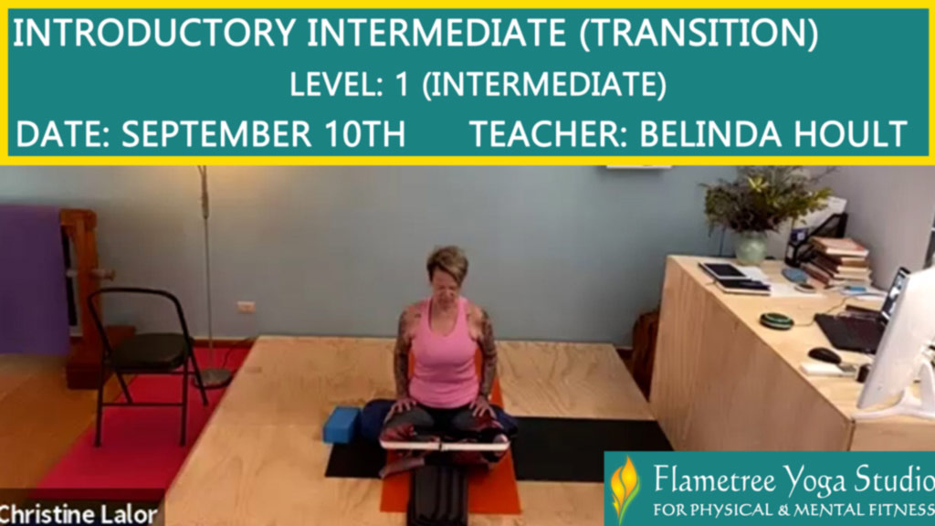 Introductory Intermediate (Transition) Intermediate (Level 1) - Belinda Hoult - 0615am Sep 10