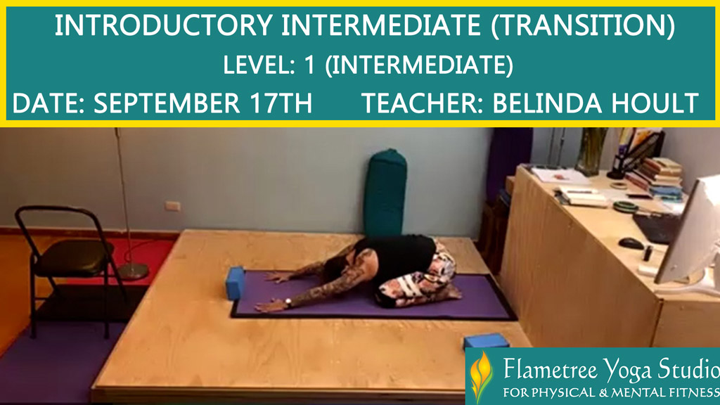 Introductory Intermediate (Transition) Intermediate (Level 1) - Belinda Hoult - 0615 am Sep 17