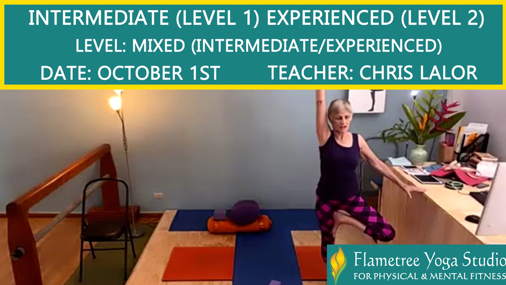 Intermediate (Level 1) / Experienced (Level 2) - Chris Lalor - 05:45pm Oct 01