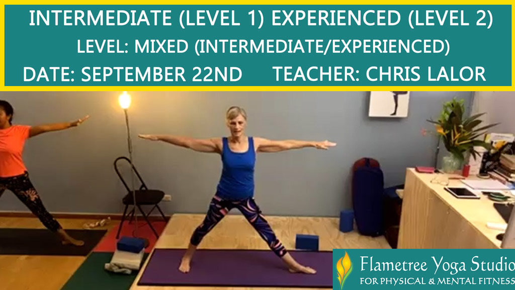 Intermediate (Level 1) / Experienced (Level 2) - Chris Lalor - 05:45pm Sep 22