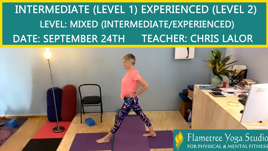 Intermediate (Level 1) / Experienced (Level 2) - Chris Lalor - 08:30am Sep 24