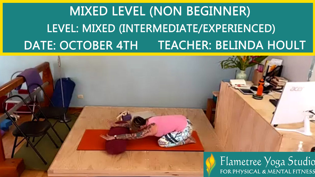 Mixed Level (Non Beginner) - Belinda Hoult - 09:30am Oct 04