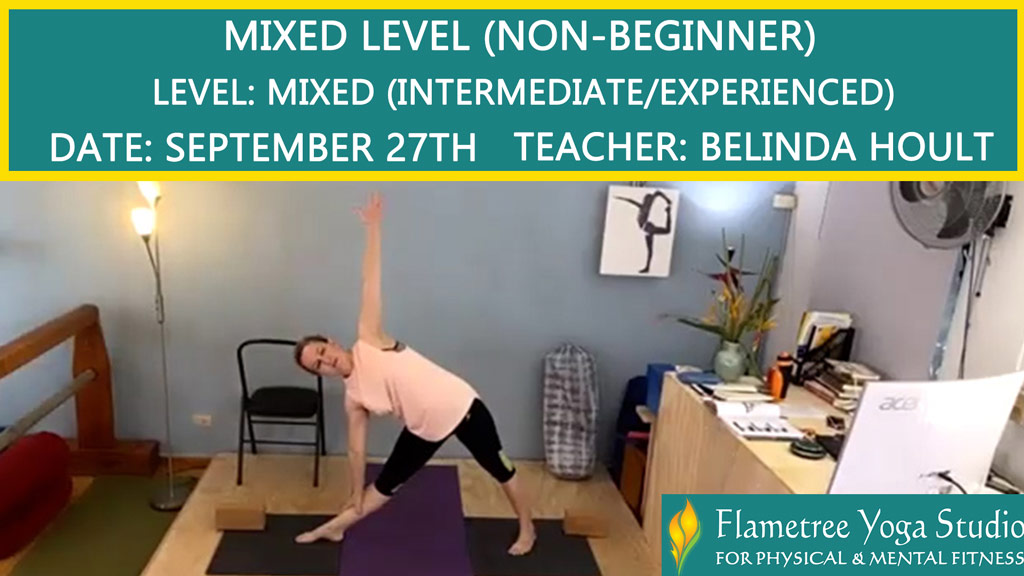 Mixed Level (Non Beginner) - Belinda Hoult - 09:30am Sep 27