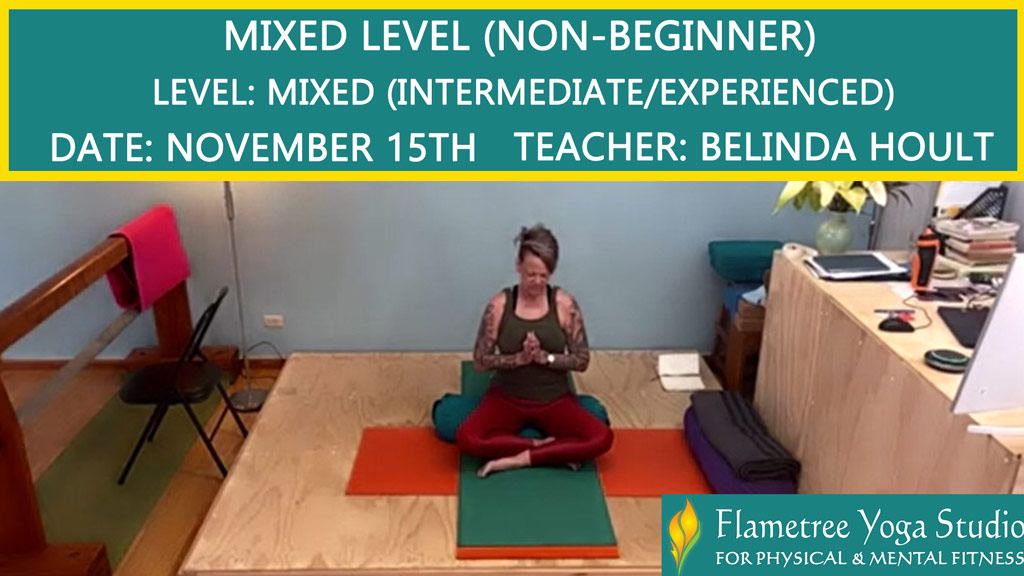 Mixed Level (Non Beginner) - Belinda Hoult - 04:30pm Nov 15