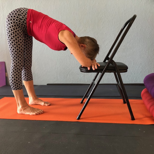 forward folding standing pose