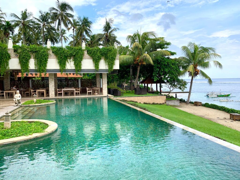 Yoga retreat resort with Flametree Yoga