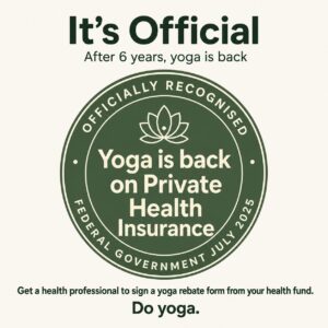 Darwin yoga health fund rebates deal