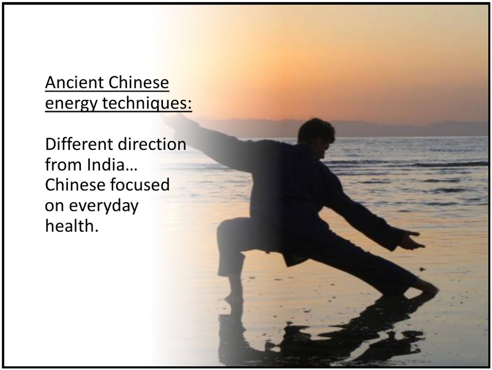 Ancient Chinese energy techniques focused on everyday health