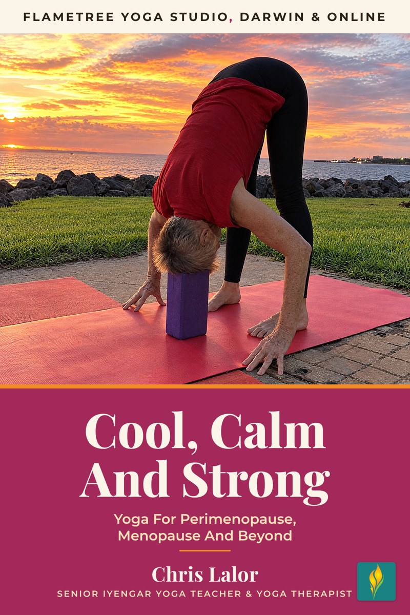 Cool, Calm And Strong free ebook cover: yoga for perimenopause, menopause and beyond, by Chris Lalor